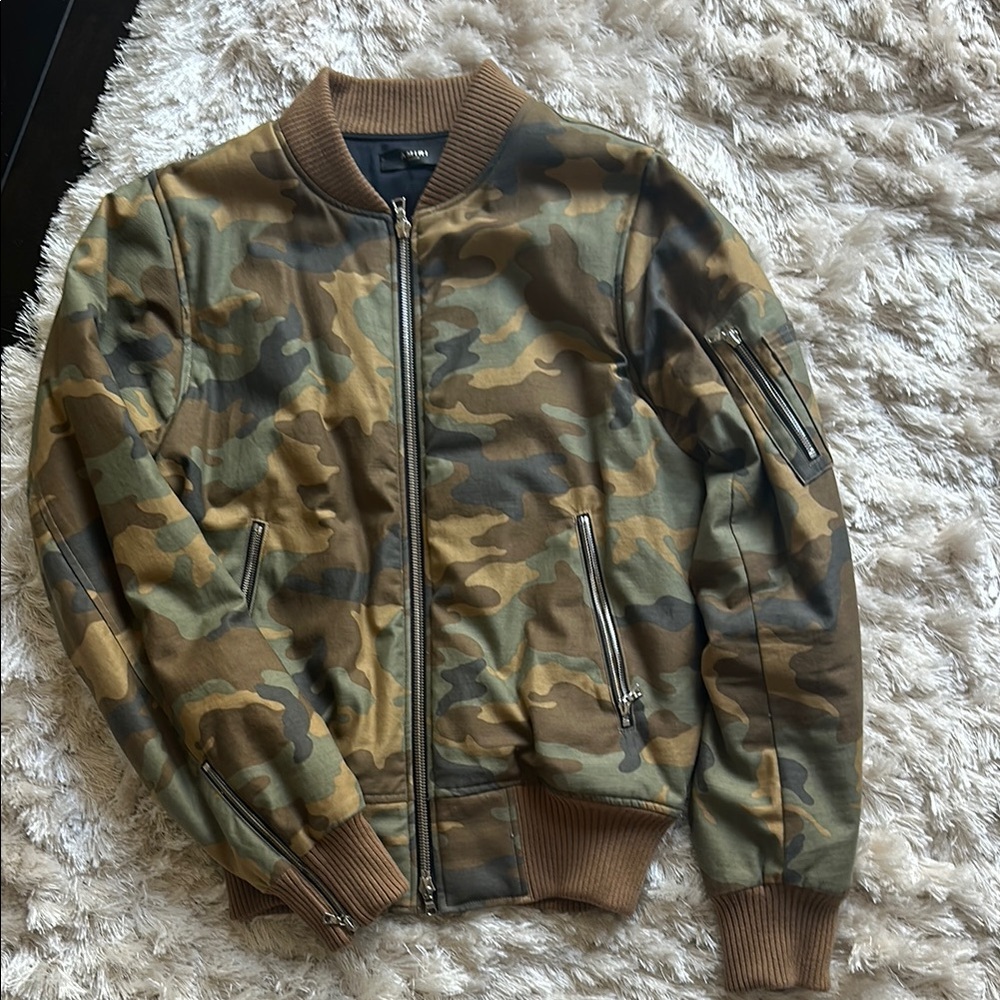Camo Bomber Jacket